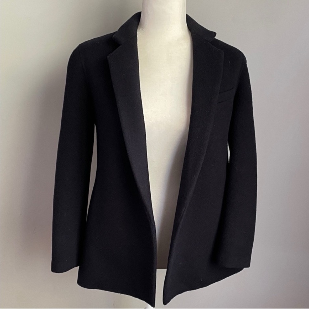 Theory Classic Women's Black Wool/ Cashmere Blend Blazer Size 6